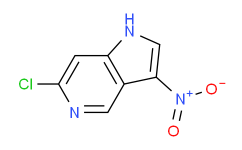 CAS No. 1190316-20-1, 6-Chloro-3-nitro-1H-pyrrolo[3,2-c]pyridine