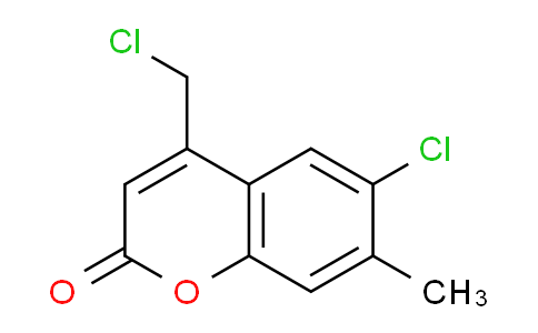 CAS No. 41295-60-7, 6-Chloro-4-(chloromethyl)-7-methyl-2H-chromen-2-one