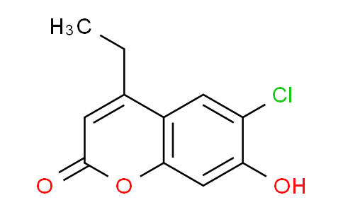 CAS No. 143813-74-5, 6-Chloro-4-ethyl-7-hydroxy-2H-chromen-2-one