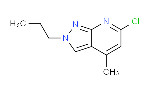 CAS No. 1018048-12-8, 6-Chloro-4-methyl-2-propyl-2H-pyrazolo[3,4-b]pyridine