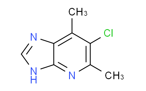 CAS No. 1956341-93-7, 6-Chloro-5,7-dimethyl-3H-imidazo[4,5-b]pyridine