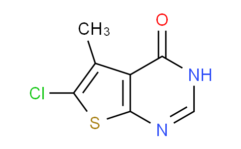 CAS No. 56844-42-9, 6-Chloro-5-methylthieno[2,3-d]pyrimidin-4(3H)-one