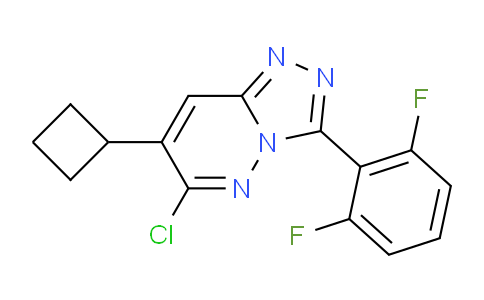 CAS No. 1351952-76-5, 6-Chloro-7-cyclobutyl-3-(2,6-difluorophenyl)-[1,2,4]triazolo[4,3-b]pyridazine