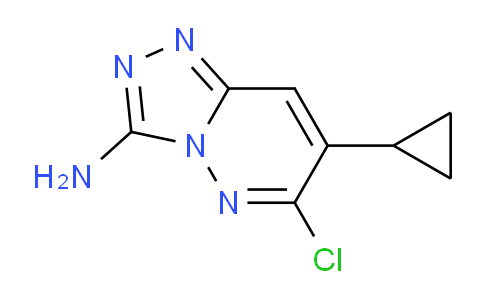 CAS No. 1178583-40-8, 6-Chloro-7-cyclopropyl-[1,2,4]triazolo[4,3-b]pyridazin-3-amine