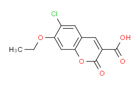 CAS No. 1352503-73-1, 6-Chloro-7-ethoxy-2-oxo-2H-chromene-3-carboxylic acid