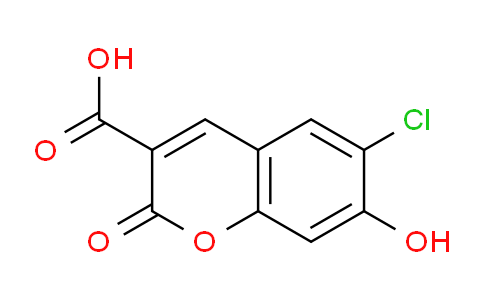 CAS No. 183736-74-5, 6-Chloro-7-hydroxy-2-oxo-2H-chromene-3-carboxylic acid