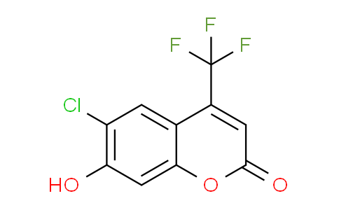 CAS No. 119179-66-7, 6-Chloro-7-hydroxy-4-(trifluoromethyl)-2H-chromen-2-one