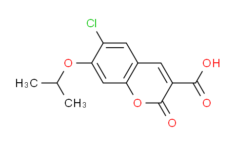CAS No. 1352512-64-1, 6-Chloro-7-isopropoxy-2-oxo-2H-chromene-3-carboxylic acid