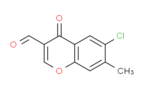 CAS No. 64481-12-5, 6-Chloro-7-methyl-4-oxo-4H-chromene-3-carbaldehyde