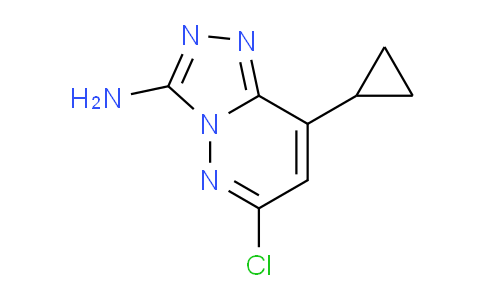 CAS No. 1178583-36-2, 6-Chloro-8-cyclopropyl-[1,2,4]triazolo[4,3-b]pyridazin-3-amine