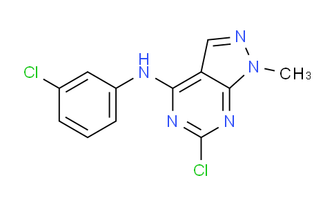 CAS No. 1021294-93-8, 6-Chloro-N-(3-chlorophenyl)-1-methyl-1H-pyrazolo[3,4-d]pyrimidin-4-amine