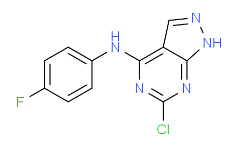 CAS No. 1429901-30-3, 6-Chloro-N-(4-fluorophenyl)-1H-pyrazolo[3,4-d]pyrimidin-4-amine