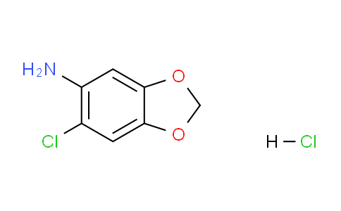 CAS No. 860585-53-1, 6-Chlorobenzo[d][1,3]dioxol-5-amine hydrochloride