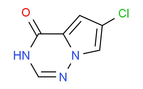CAS No. 1198475-34-1, 6-Chloropyrrolo[2,1-f][1,2,4]triazin-4(3H)-one