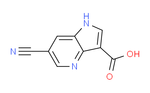 CAS No. 1190315-88-8, 6-Cyano-1H-pyrrolo[3,2-b]pyridine-3-carboxylic acid