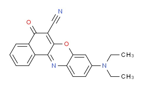 CAS No. 128119-95-9, 6-Cyano-9-(diethylamino)-5H-benzo[a]phenoxazin-5-one