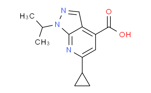 CAS No. 851288-57-8, 6-Cyclopropyl-1-isopropyl-1H-pyrazolo[3,4-b]pyridine-4-carboxylic acid