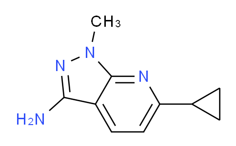 CAS No. 1135283-77-0, 6-Cyclopropyl-1-methyl-1H-pyrazolo[3,4-b]pyridin-3-amine