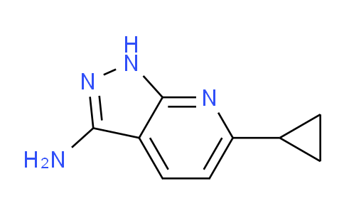 CAS No. 1135283-75-8, 6-Cyclopropyl-1H-pyrazolo[3,4-b]pyridin-3-amine