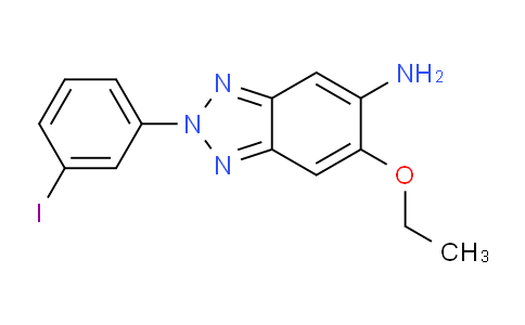 CAS No. 1706465-07-7, 6-Ethoxy-2-(3-iodophenyl)-2H-benzo[d][1,2,3]triazol-5-amine
