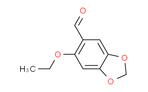 CAS No. 75889-50-8, 6-Ethoxybenzo[d][1,3]dioxole-5-carbaldehyde