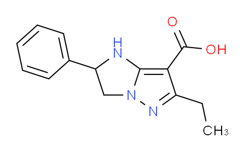 CAS No. 1707603-16-4, 6-Ethyl-2-phenyl-2,3-dihydro-1H-imidazo[1,2-b]pyrazole-7-carboxylic acid