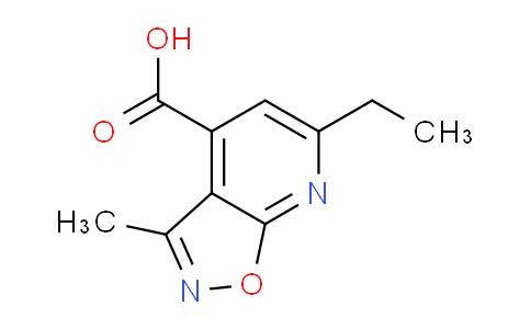 CAS No. 937691-36-6, 6-Ethyl-3-methylisoxazolo[5,4-b]pyridine-4-carboxylic acid