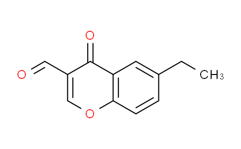 CAS No. 42059-78-9, 6-Ethyl-4-oxo-4H-chromene-3-carbaldehyde