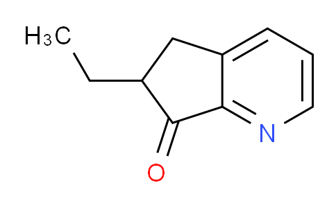 CAS No. 535935-88-7, 6-Ethyl-5,6-dihydro-7H-cyclopenta[b]pyridin-7-one