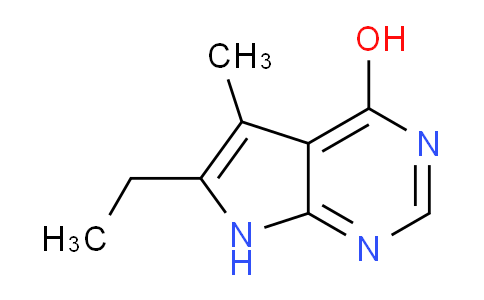 CAS No. 1584150-97-9, 6-Ethyl-5-methyl-7H-pyrrolo[2,3-d]pyrimidin-4-ol