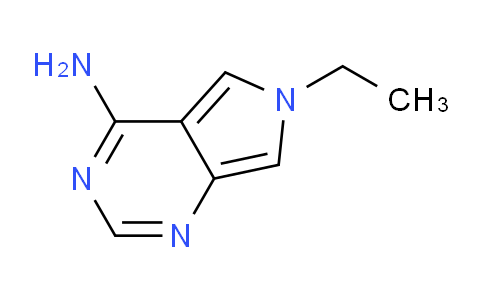 CAS No. 1713477-05-4, 6-Ethyl-6H-pyrrolo[3,4-d]pyrimidin-4-amine