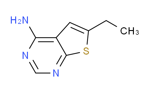 CAS No. 879873-49-1, 6-Ethylthieno[2,3-d]pyrimidin-4-amine