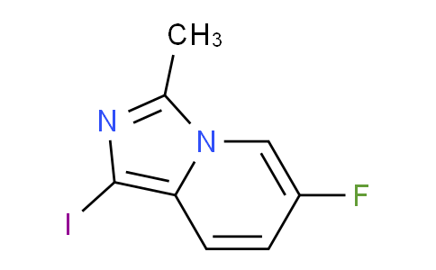 CAS No. 1823373-53-0, 6-Fluoro-1-iodo-3-methylimidazo[1,5-a]pyridine