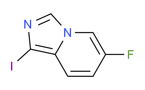CAS No. 1426424-83-0, 6-Fluoro-1-iodoimidazo[1,5-a]pyridine