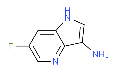 CAS No. 1190319-66-4, 6-Fluoro-1H-pyrrolo[3,2-b]pyridin-3-amine