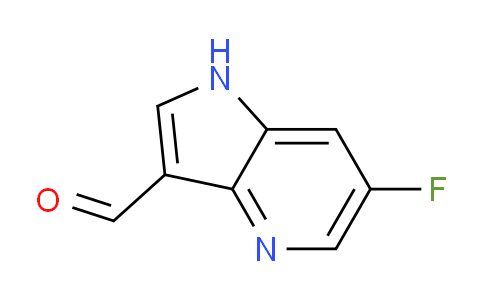 CAS No. 1190316-09-6, 6-Fluoro-1H-pyrrolo[3,2-b]pyridine-3-carbaldehyde
