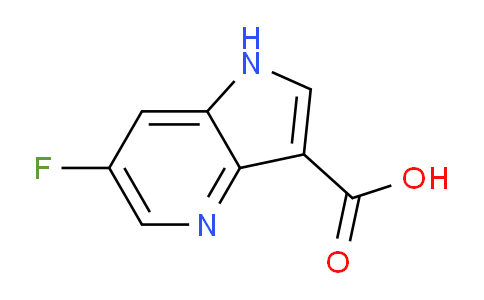 CAS No. 1190316-18-7, 6-Fluoro-1H-pyrrolo[3,2-b]pyridine-3-carboxylic acid