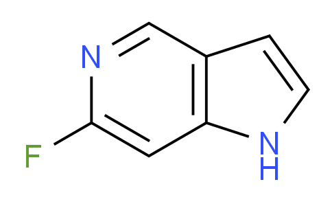 CAS No. 1082041-03-9, 6-Fluoro-1H-pyrrolo[3,2-c]pyridine