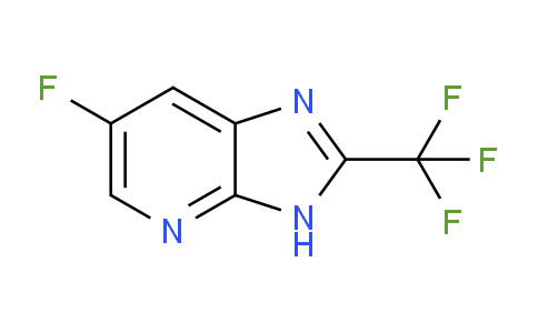 CAS No. 1369334-14-4, 6-Fluoro-2-(trifluoromethyl)-3H-imidazo[4,5-b]pyridine