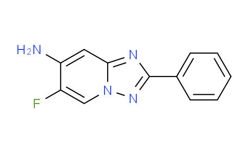 CAS No. 1380331-35-0, 6-Fluoro-2-phenyl-[1,2,4]triazolo[1,5-a]pyridin-7-amine