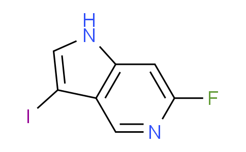 CAS No. 1190316-60-9, 6-Fluoro-3-iodo-1H-pyrrolo[3,2-c]pyridine