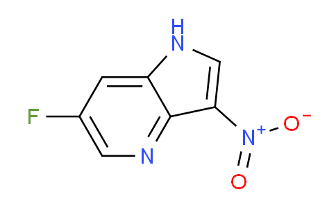 CAS No. 1190312-36-7, 6-Fluoro-3-nitro-1H-pyrrolo[3,2-b]pyridine