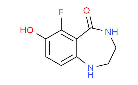 CAS No. 1956319-16-6, 6-Fluoro-7-hydroxy-3,4-dihydro-1H-benzo[e][1,4]diazepin-5(2H)-one