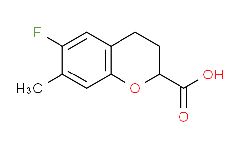 CAS No. 1420790-16-4, 6-Fluoro-7-methylchroman-2-carboxylic acid