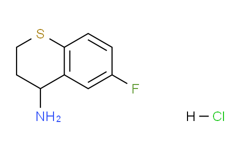 CAS No. 1052544-66-7, 6-Fluorothiochroman-4-amine hydrochloride