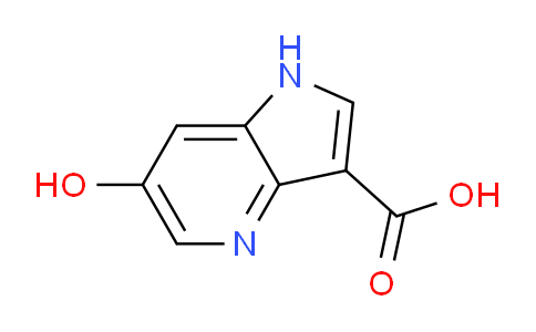 CAS No. 1190313-23-5, 6-Hydroxy-1H-pyrrolo[3,2-b]pyridine-3-carboxylic acid