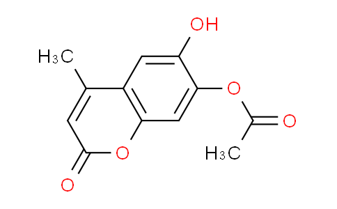 CAS No. 46895-13-0, 6-Hydroxy-4-methyl-2-oxo-2H-chromen-7-yl acetate