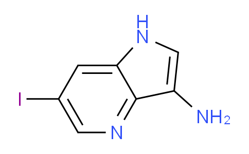 CAS No. 1260383-31-0, 6-Iodo-1H-pyrrolo[3,2-b]pyridin-3-amine
