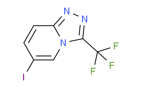 CAS No. 690258-18-5, 6-Iodo-3-(trifluoromethyl)-[1,2,4]triazolo[4,3-a]pyridine