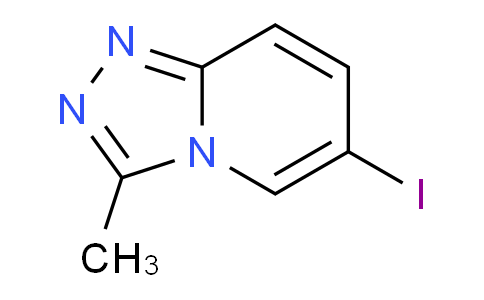 CAS No. 1338072-37-9, 6-Iodo-3-methyl-[1,2,4]triazolo[4,3-a]pyridine
